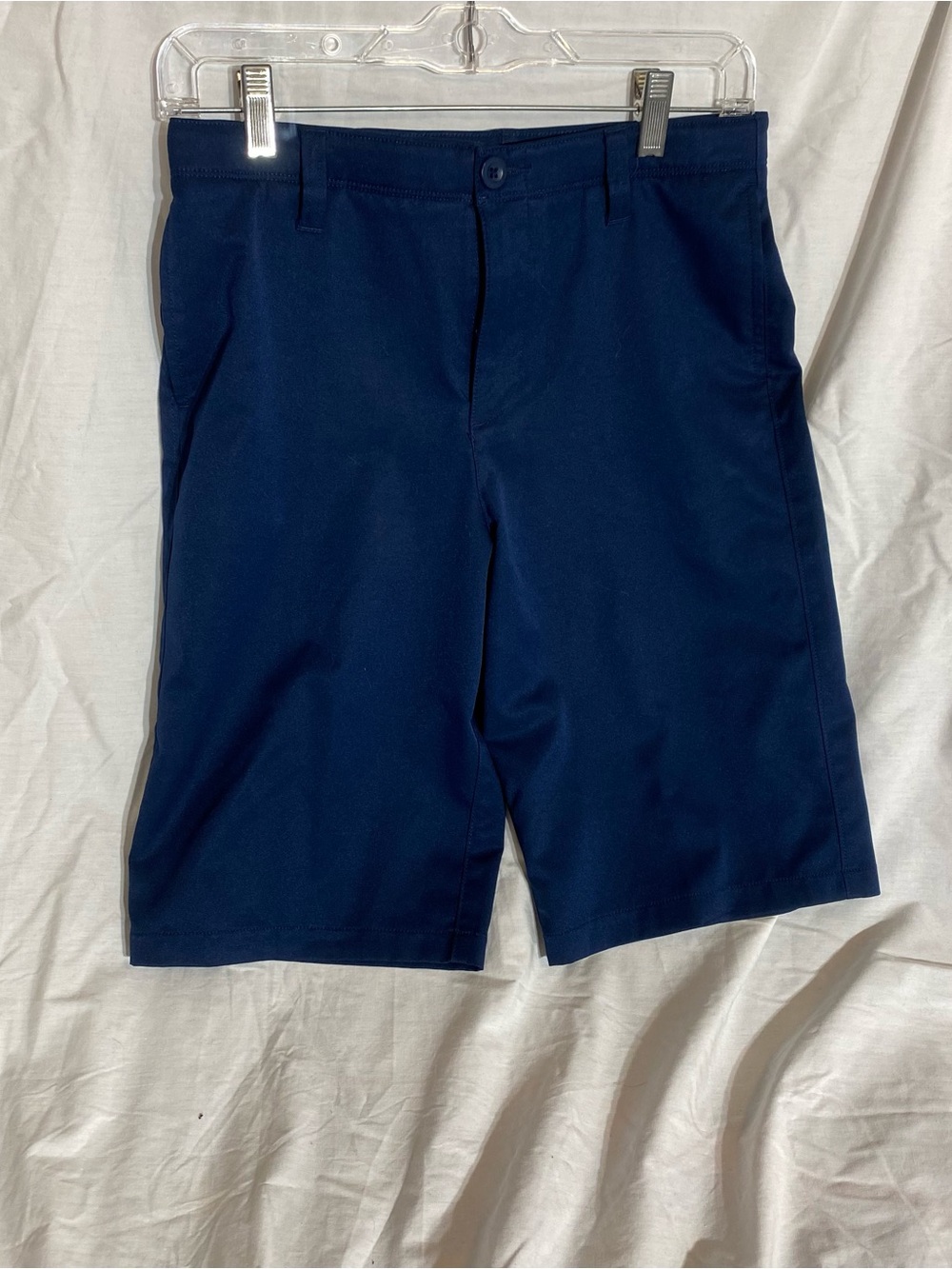 Under Armour Navy Flat-Front Performance Shorts